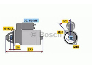 BOSCH 0 001 218 138 starteris 
 Elektros įranga -> Starterio sistema -> Starteris