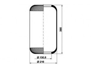 PE Automotive 084.086-10A dėklas, pneumatinė pakaba
004714025, 004722525, 004738008