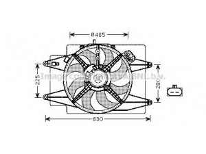 AVA QUALITY COOLING AL7515 ventiliatorius, radiatoriaus 
 Aušinimo sistema -> Oro aušinimas
60692703