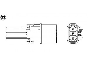 NGK 0155 lambda jutiklis 
 Elektros įranga -> Jutikliai
22690-3J400, 22690-3J410, 22690-73C00