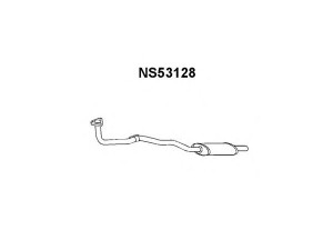 VENEPORTE NS53128 priekinis duslintuvas 
 Išmetimo sistema -> Duslintuvas
2001059A10, 2001059A12