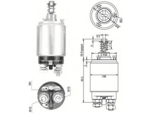 MAGNETI MARELLI 940113050258 solenoidinis jungiklis, starteris