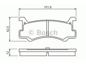 BOSCH 0 986 460 080 stabdžių trinkelių rinkinys, diskinis stabdys 
 Techninės priežiūros dalys -> Papildomas remontas
04492 87705, 04492 87705 000, 04492 87706