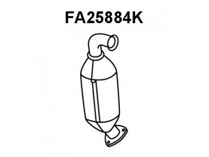 VENEPORTE FA25884K katalizatoriaus keitiklis 
 Išmetimo sistema -> Katalizatoriaus keitiklis
51774364, 51780170, 51800716, 51800929