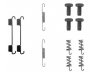 priedų komplektas, stovėjimo stabdžių trinkelės