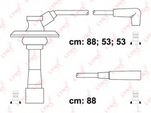 LYNXauto SPE7111 uždegimo laido komplektas
22451-AA793, 22451-AA822, 22452-AA682