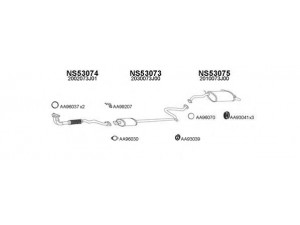 VENEPORTE 530145 išmetimo sistema 
 Išmetimo sistema -> Išmetimo sistema, visa