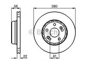 BOSCH 0 986 478 280 stabdžių diskas 
 Stabdžių sistema -> Diskinis stabdys -> Stabdžių diskas
77 00 710 644, 77 00 767 602