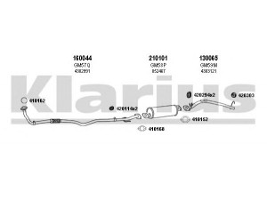 KLARIUS 390433E išmetimo sistema 
 Išmetimo sistema -> Išmetimo sistema, visa