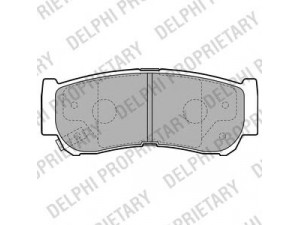 DELPHI LP2049 stabdžių trinkelių rinkinys, diskinis stabdys 
 Techninės priežiūros dalys -> Papildomas remontas
58302-2BA00, 58302-2BA20