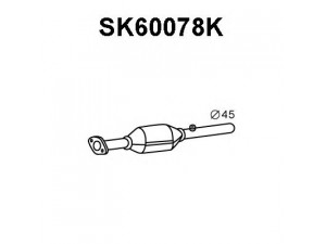 VENEPORTE SK60078K katalizatoriaus keitiklis 
 Išmetimo sistema -> Katalizatoriaus keitiklis
1K0254401GX, 1K0254401JX