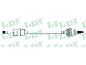 LPR DS37106 kardaninis velenas 
 Ratų pavara -> Kardaninis velenas
4701109