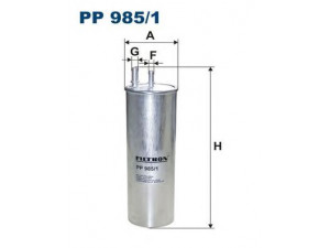 FILTRON PP985/1 kuro filtras 
 Techninės priežiūros dalys -> Papildomas remontas
7H0127401D, 7H0127401D