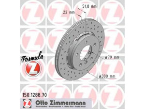 ZIMMERMANN 150.1288.70 stabdžių diskas 
 Dviratė transporto priemonės -> Stabdžių sistema -> Stabdžių diskai / priedai
3411 1 164 539, 3411 6 757 526
