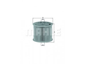 KNECHT KX 85D kuro filtras 
 Filtrai -> Kuro filtras
190165, 190677, 1906A5, 1906A6