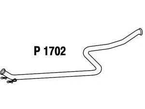 FENNO P1702 išleidimo kolektorius 
 Išmetimo sistema -> Išmetimo vamzdžiai
1717-GY
