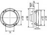 HELLA 1A3 996 002-011 priekinis žibintas
6 002 132, 000 974 04 25