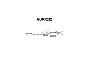 VENEPORTE AU03232 priekinis duslintuvas 
 Išmetimo sistema -> Duslintuvas
8E0253409AB, 8E0253409AE