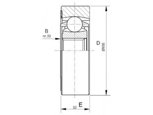 OPEN PARTS CVJ5408.20 jungčių komplektas, kardaninis velenas 
 Ratų pavara -> Sujungimai/komplektas
191407331, 191407331A, 191498103