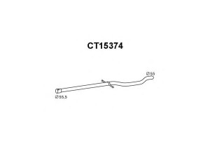 VENEPORTE CT15374 remonto vamzdis, katalizatorius 
 Išmetimo sistema -> Išmetimo vamzdžiai
1705HW, 1705NJ, 1705RG, 1705RH