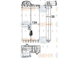HELLA 8FH 351 315-561 šilumokaitis, salono šildymas 
 Šildymas / vėdinimas -> Šilumokaitis
6448.Q2