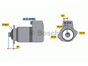 BOSCH 0 986 021 020 starteris 
 Elektros įranga -> Starterio sistema -> Starteris
2995118, 4786023