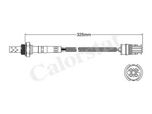 CALORSTAT by Vernet LS140503 lambda jutiklis 
 Variklis -> Variklio elektra
0015401217