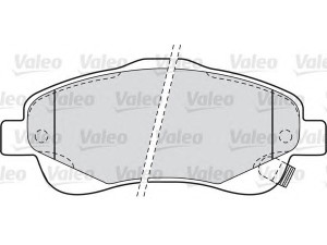 VALEO 598665 stabdžių trinkelių rinkinys, diskinis stabdys 
 Techninės priežiūros dalys -> Papildomas remontas
04465-05130, 04465-05131, 04465-05140