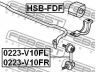 FEBEST HSB-FDF skersinio stabilizatoriaus įvorių komplektas 
 Ašies montavimas/vairavimo mechanizmas/ratai -> Stabilizatorius/fiksatoriai -> Sklendės
51306-SNA-A02