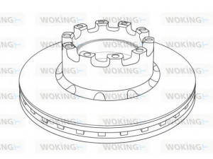 WOKING NSA1227.20 stabdžių diskas
3079001501