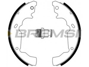 BREMSI GF4729 stabdžių trinkelių komplektas
449508010, 21990465, 88950907