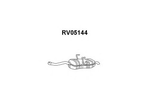 VENEPORTE RV05144 galinis duslintuvas 
 Išmetimo sistema -> Duslintuvas
GEX33698, WCG102840, WCG102841