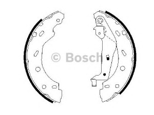 BOSCH 0 986 487 600 stabdžių trinkelių komplektas 
 Techninės priežiūros dalys -> Papildomas remontas
000 1440 V001, 000 7333 V001, Q0001440V001