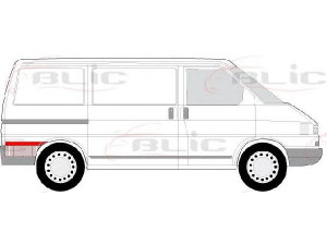 BLIC 6504-03-9558574P sparnas 
 Kėbulas -> Transporto priemonės galas -> Sparnas/montavimo dalys