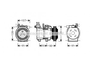 AVA QUALITY COOLING HYK278 kompresorius, oro kondicionierius 
 Oro kondicionavimas -> Kompresorius/dalys
9770129000