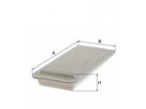 UNIFLUX FILTERS XA1036 oro filtras 
 Filtrai -> Oro filtras
J1322097, 1701AD010, 17801 31120