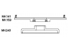 MONROE MK141 pakabos statramsčio atraminis guolis 
 Ašies montavimas/vairavimo mechanizmas/ratai -> Montavimas, pakabos statramstis
31200599, 3546189