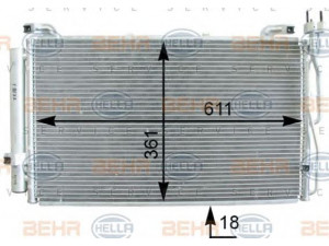 HELLA 8FC 351 302-271 kondensatorius, oro kondicionierius 
 Oro kondicionavimas -> Kondensatorius
97606-17800