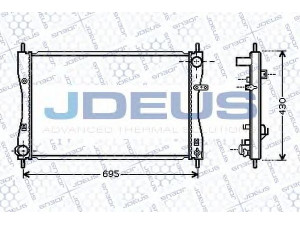 JDEUS 018M39 radiatorius, variklio aušinimas 
 Aušinimo sistema -> Radiatorius/alyvos aušintuvas -> Radiatorius/dalys
4545001103, 4545001203, MN130395