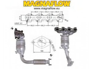 MAGNAFLOW 62517 katalizatoriaus keitiklis 
 Išmetimo sistema -> Katalizatoriaus keitiklis
1229443, 1229940, 1369226