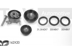 TREVI AUTOMOTIVE KD1219S1 paskirstymo diržo komplektas 
 Techninės priežiūros dalys -> Papildomas remontas