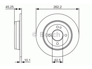 BOSCH 0 986 479 A44 stabdžių diskas 
 Dviratė transporto priemonės -> Stabdžių sistema -> Stabdžių diskai / priedai
584110U300, 58411 0U300