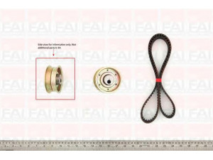 FAI AutoParts TBK15 paskirstymo diržo komplektas 
 Techninės priežiūros dalys -> Papildomas remontas