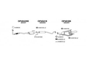 VENEPORTE 770025 išmetimo sistema 
 Išmetimo sistema -> Išmetimo sistema, visa