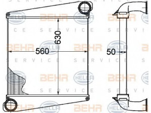 HELLA 8ML 376 758-191 tarpinis suslėgto oro aušintuvas, kompresorius 
 Variklis -> Oro tiekimas -> Įkrovos agregatas (turbo/superįkrova) -> Tarpinis suslėgto oro aušintuvas
3 183 726, 8 113 537