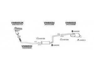 VENEPORTE 800281 išmetimo sistema 
 Išmetimo sistema -> Išmetimo sistema, visa