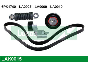 LUCAS ENGINE DRIVE LAK0015 V formos rumbuotas diržas, komplektas 
 Techninės priežiūros dalys -> Techninės priežiūros intervalai