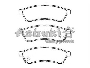 ASHUKI 1083-4090 stabdžių trinkelių rinkinys, diskinis stabdys 
 Techninės priežiūros dalys -> Papildomas remontas
96475028, 96475028