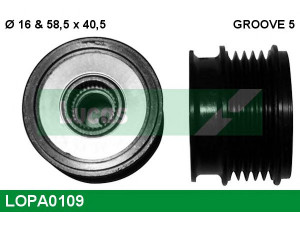 LUCAS ENGINE DRIVE LOPA0109 laisvos eigos sankaba, kint. sr. generatorius 
 Diržinė pavara -> Laisvos eigos sankaba, kint. sr. generatorius
30667682