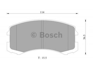 BOSCH 0 986 AB2 752 stabdžių trinkelių rinkinys, diskinis stabdys 
 Techninės priežiūros dalys -> Papildomas remontas
MN116604, MR569224, MR569225